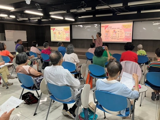 【臺北市中山區健康服務中心X蔡雪泥公益慈善基金會】銀齡六力練功坊